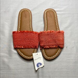 Universal Threads Women's Size 8 Coral Sandals